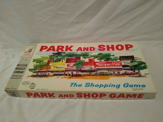 Park And Shop 1960 Vintage Milton Bradley Board Game Complete Look