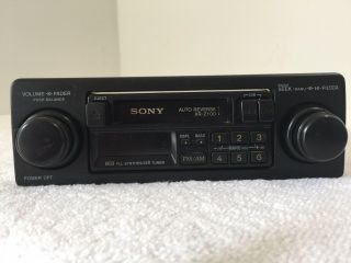 Sony Xr - 2100 Am/fm Cassette Radio Knob (shaft Style) Vintage Old School