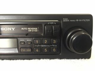 SONY XR - 2100 AM/FM CASSETTE RADIO KNOB (SHAFT STYLE) VINTAGE OLD SCHOOL 7