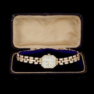 Vintage Designer Sterling 925 Silver Geneve Milor Italian Womens Wrist Watch