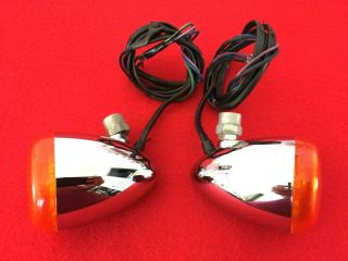 2012 Harley Sportster Front Turn Signals 68972 - 00 Softail Dyna 883 1200