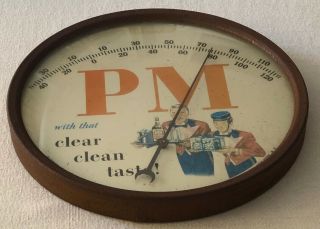 VINTAGE Whiskey Thermometer Advertising NATIONAL DISTILLERS PRODUCT PM YORK 3