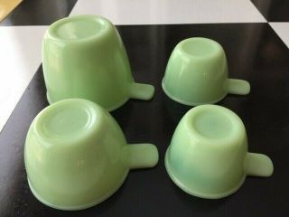 Vintage Jadeite Measuring Cups - Set of 4 in 4
