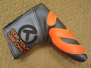 Scotty Cameron Tour Only Grey & Orange Industrial Circle T Headcover - Rare