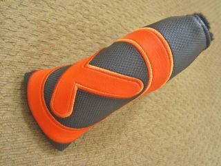 Scotty Cameron Tour Only GREY & ORANGE Industrial Circle T Headcover - RARE 2