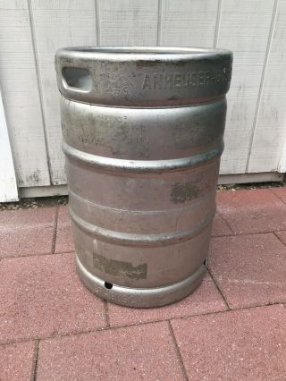 Vintage Anheuser Busch 15.  5 Gal.  Beer Keg Rat Hot Rod Gas Tank (read Hole)