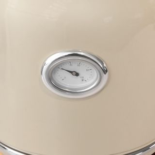 Retro Cream Kettle Jug Vintage Cute Hot Water Kitchen Boil Temperature Gauge UK 3