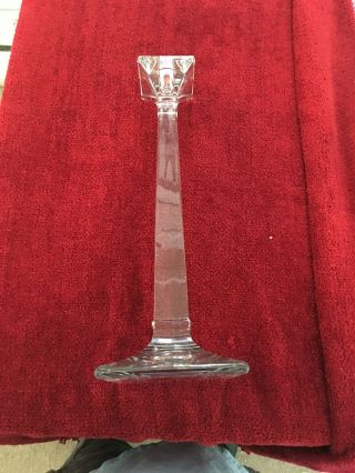 Rare Vintage Heisey 15 1/4 Tall Candlestick Signed