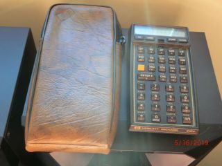 Vintage Hp - 41cv Programmable Calculator W/case,  X - Functs & Math/stat Mdls
