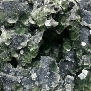 16.  56lb Rare Translucent Green Cubefluorite Mineral Specimen/chitc676