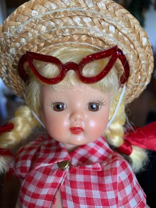 Vintage 1954 - 55 Nancy Ann Muffie Walker Doll In 802 Special Occasion Styles