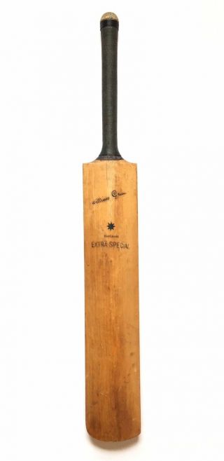 Vintage GUNN & MOORE Cricket Bat The Autograph Triple Spring Hand Made England 3