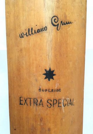 Vintage GUNN & MOORE Cricket Bat The Autograph Triple Spring Hand Made England 4
