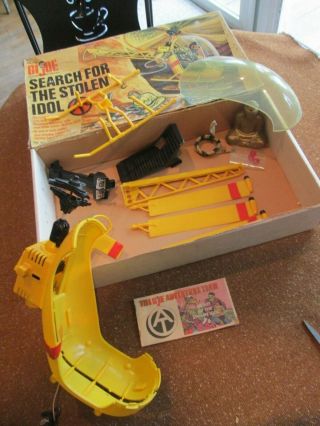 Vintage Gi Joe Search For The Stolen Idol With Comic And