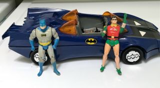 Vintage Batmobile 1984 With Batman And Robin