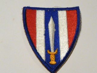 A Ww 2 U S Army European Civil Affairs Cut Edge Snow Back Patch