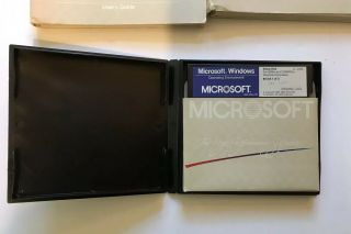 Vntg.  Microsoft Windows Version 1.  03 IBM PC MS - DOS Operating System 1986 5 1/4” 3