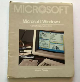 Vntg.  Microsoft Windows Version 1.  03 IBM PC MS - DOS Operating System 1986 5 1/4” 4