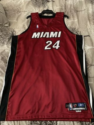 Qyntel Woods Miami Heat Game Worn Issued Basketball Jersey Rare Red Blazers