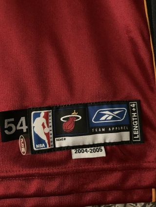 Qyntel Woods Miami Heat Game Worn Issued Basketball Jersey Rare Red Blazers 3