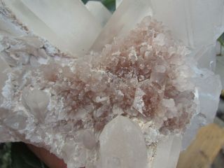 8.  94lb RARE NATURAL CLEAR quartz crystal cluster point Specimens Tibet 10