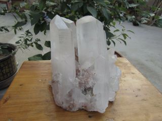 8.  94lb RARE NATURAL CLEAR quartz crystal cluster point Specimens Tibet 3
