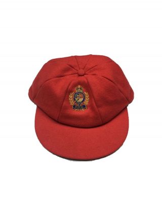 Vintage Wool Polo Ralph Lauren Crest Hat News Cap Fitted Size 7 5/8ths England