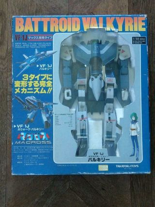 Macross Vf - 1j Gawalk Valkyrie Max Dedicated Type Takatoku Toys Anime Rare Japan
