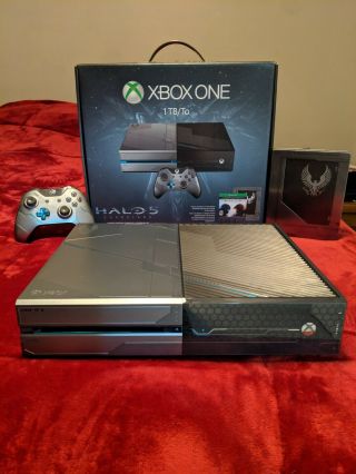 Microsoft Xbox One Halo 5: Guardians 1tb Console W/ Rare Master Chief Controller
