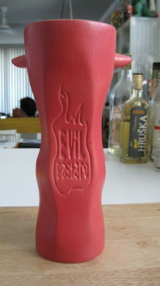 Rare Munktiki Evil Bastard 666 tiki mug.  There ' s only one 666 and this is it 4
