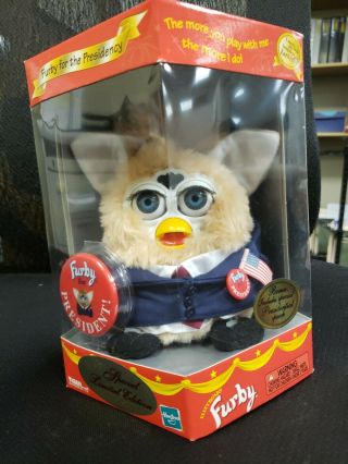 President Furby Limited Edition Vintage Collectable Nib Rare