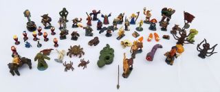 55,  Vintage Ral Partha Painted Dungeon And Dragons Miniature Lead Figures
