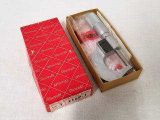 Vintage Starrett 216p - 1 Micrometer