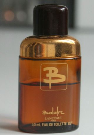 Lancome - Balafre - 50 Ml Edt Splash - Mini Parfum Bottle Vintage 60 Full