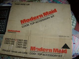 Vintage Modern Maid XST - 311 Gas Grill Cook Top Accessory Range Top Amana NOS 4