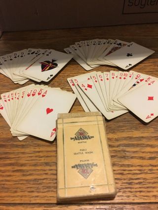 Alaska Steamship Company Vintage Playing Cards Seattle Bridge Remembrance