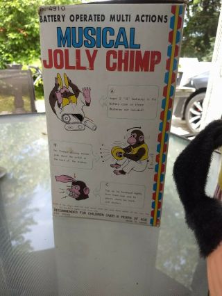 Vintage Musical Jolly Chimp Cymbal Playing Monkey Japan made Fallout 8