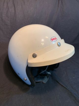 Vintage Snell 75 Bell Magnum Ii Motorcyle Helmet Sz 7 1/4 58cm 4/1977