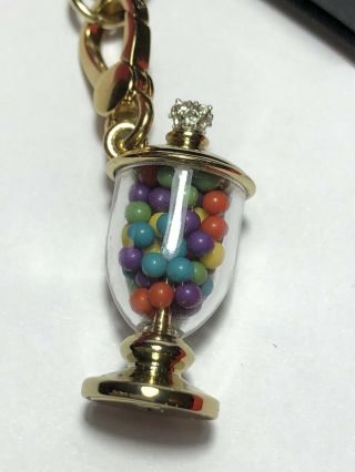 Authentic Juicy Couture Multi - Colored Candy Jar Charm Retired