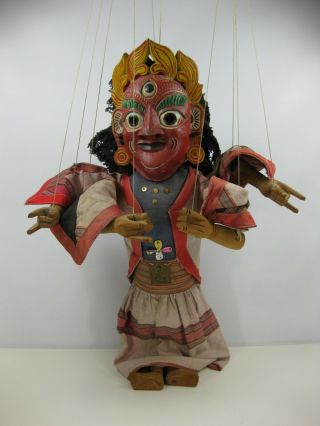 Vintage Indian God Puppet Show Marionette Hand Made