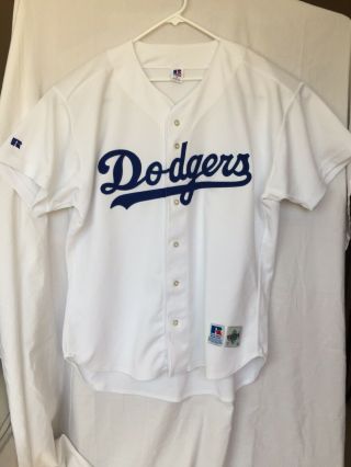 Vintage Los Angeles Dodgers Authentic Russell Athletic Home Jersey Sz 52 Xl Xxl