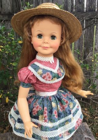 Vintage Miss Ideal Terry Twist Doll,  25 " Tall,