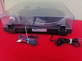 Vtg.  TECHNICS SL - 1900 Turntable w/ SHURE V15 RS Cartridge Stylus.  Great 2