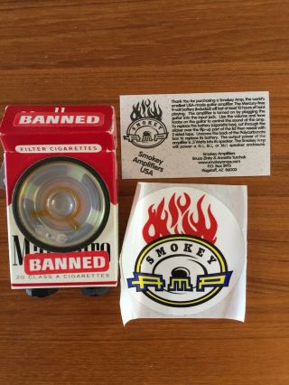Smoky Amplifier Amp Marlboro Box - Banned By Smokey Amplifier,  Vintage