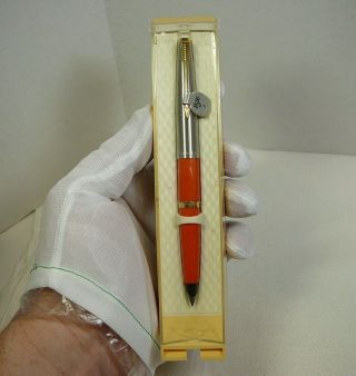 Orange Parker 45 Fountain Pen With Box/case Vintage