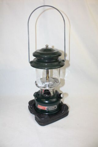 Vintage Coleman Lantern Green Model 288A Double Mantel with Hard Case 4
