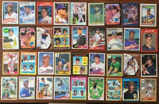 75 Rookie Cards - Griffey,  Jeter,  Gwynn,  Mattingly,  Boggs - - Some Vintage