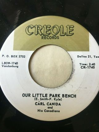 Rare Rockabilly 45/ Carl Canida " Party Date " Very Hear