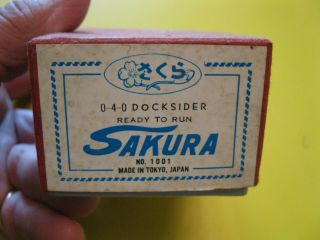 Sakura,  Ho Engine,  0 - 4 - 0 Docksider,  1001,  Vintage,  Tokyo \ Japan