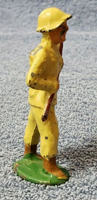 Vintage Barclay B46a Chinese / Mongolian Rifleman lead toy soldier B - 046a 1930 ' s 6